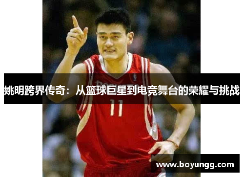 姚明跨界传奇：从篮球巨星到电竞舞台的荣耀与挑战